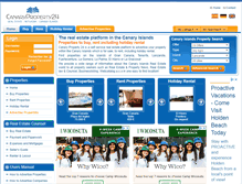 Tablet Screenshot of canaryproperty24.com